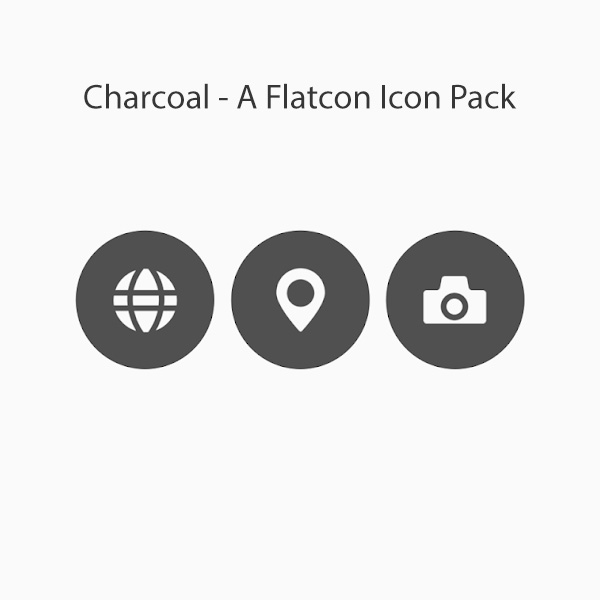 Charcoal Icon Pack