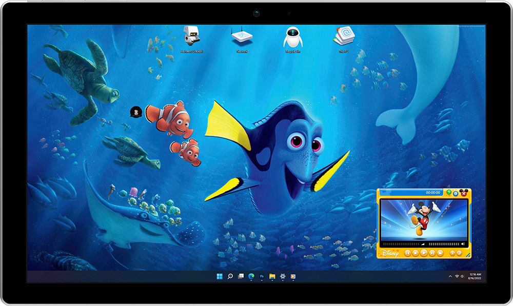 Pixar Windows Theme Screenhot