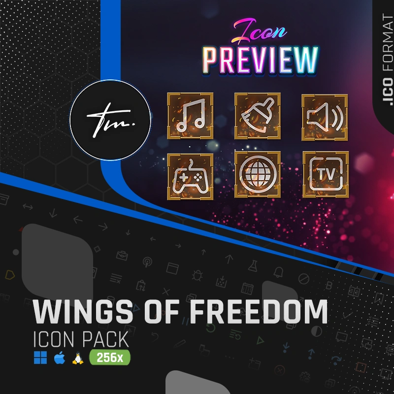 Wings of Freedom Icon Pack