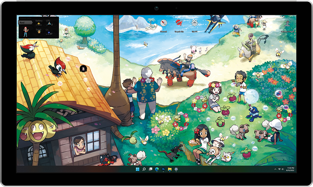 Pokemon Windows Theme Screenshot